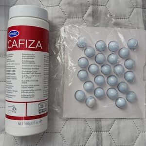 Cafiza  + JURA Espresso Coffee Machine Cleaners , New Open Box Over $50 Value